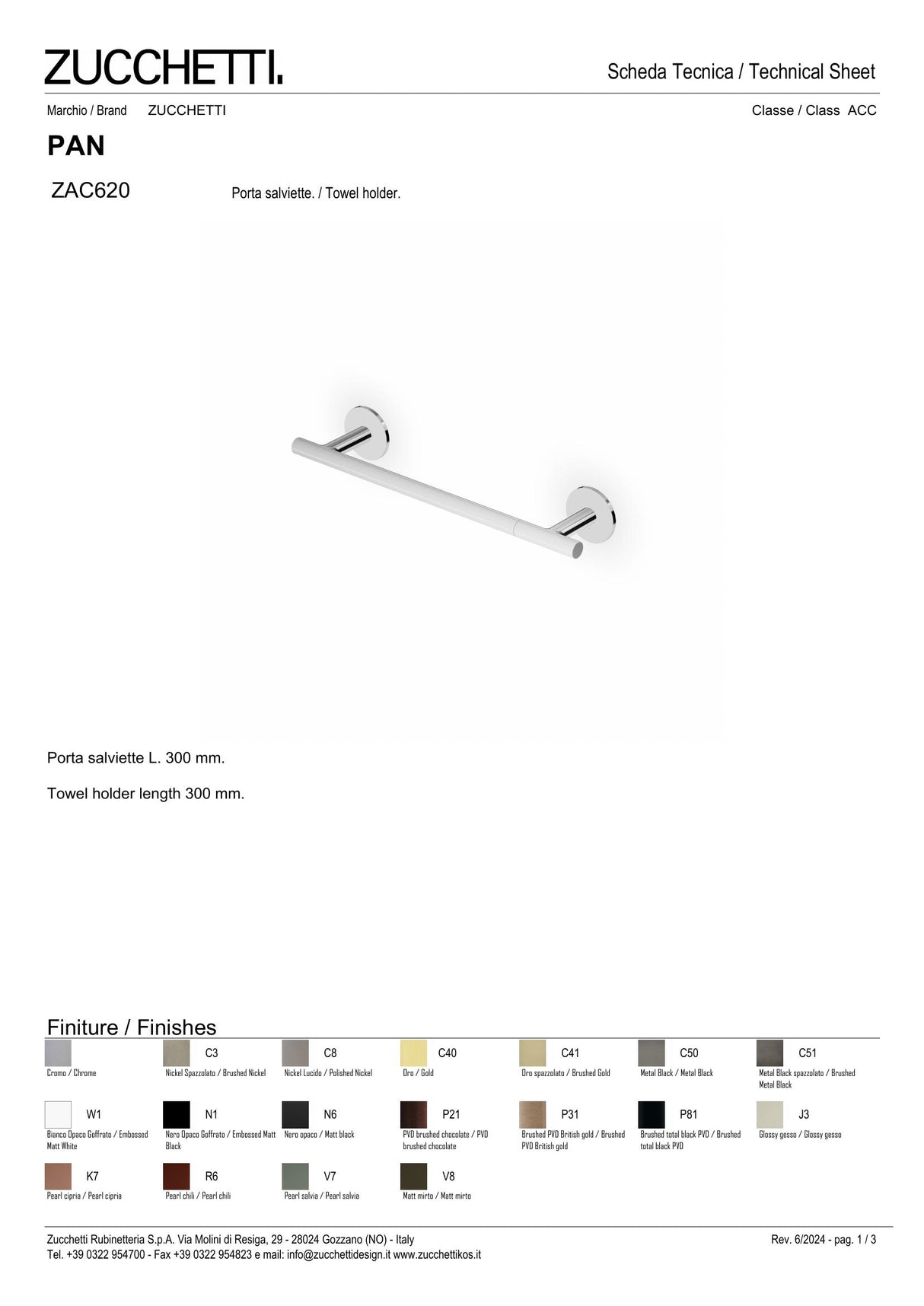 Towel holder.
