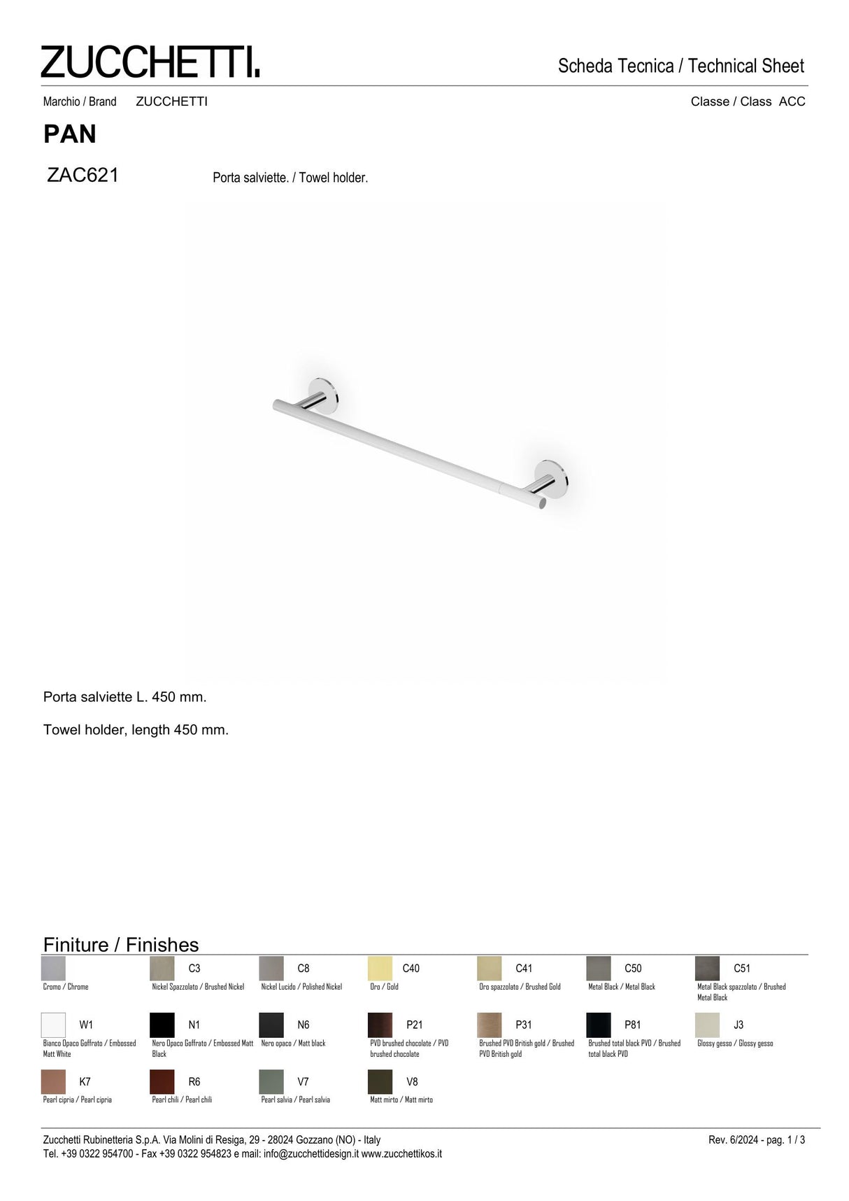 Towel holder.