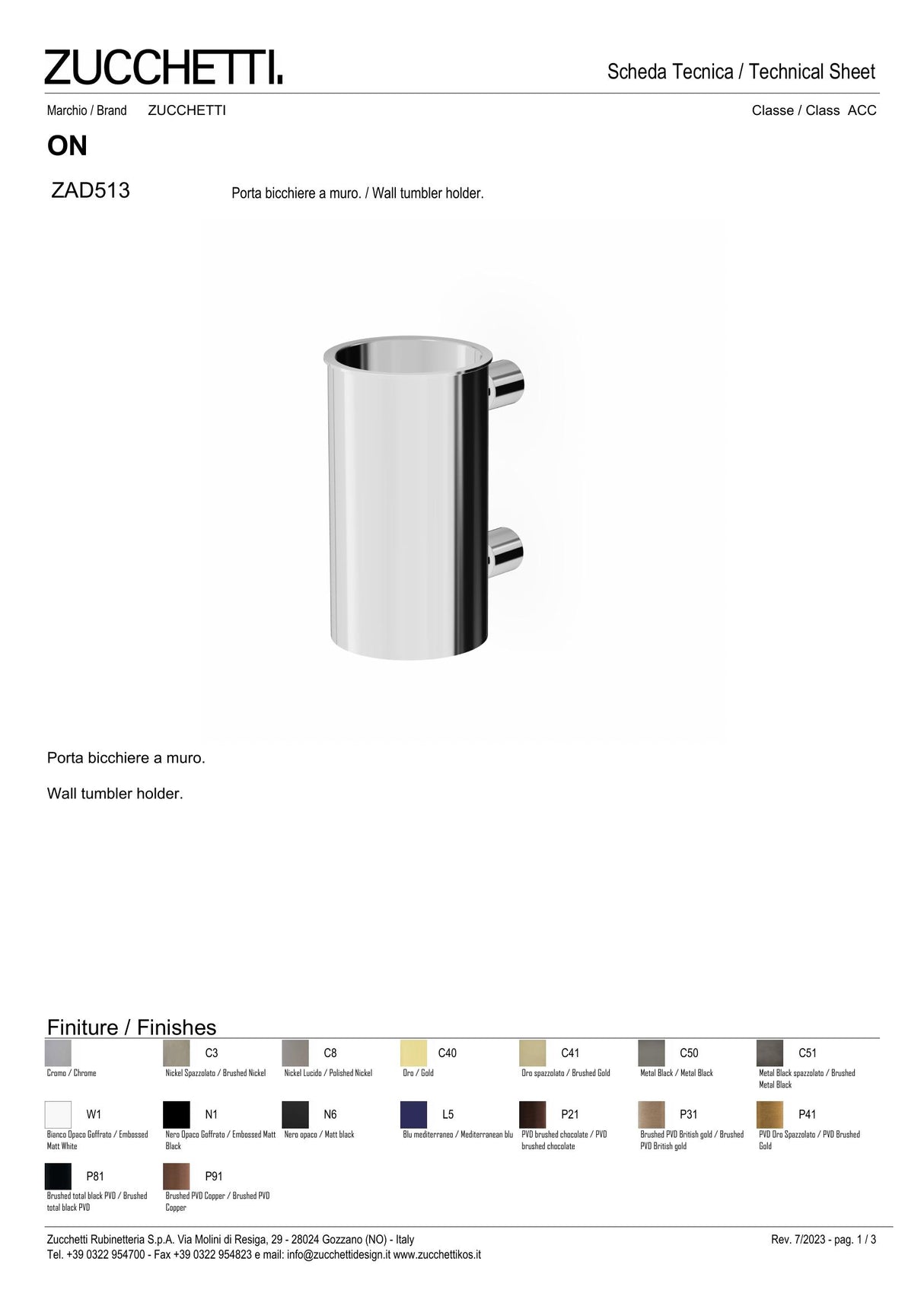 Wall tumbler holder.