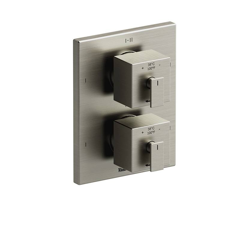 Zendo 4-way Type T/P (thermostatic/pressure balance) coaxial valve trim