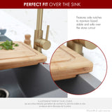 18" Bamboo Over the Sink Cutting Board