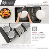 17 1/4" Over the Sink Adjustable Dish Rack