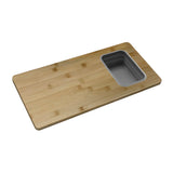16 3/4" Bamboo Workstation Cutting Board with 1 Collapsible Container