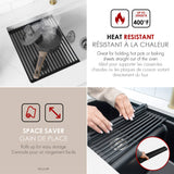 15 1/4" Workstation Sink Roll-up Drying Rack/Trivet