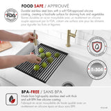 15 1/4" Workstation Sink Roll-up Drying Rack/Trivet