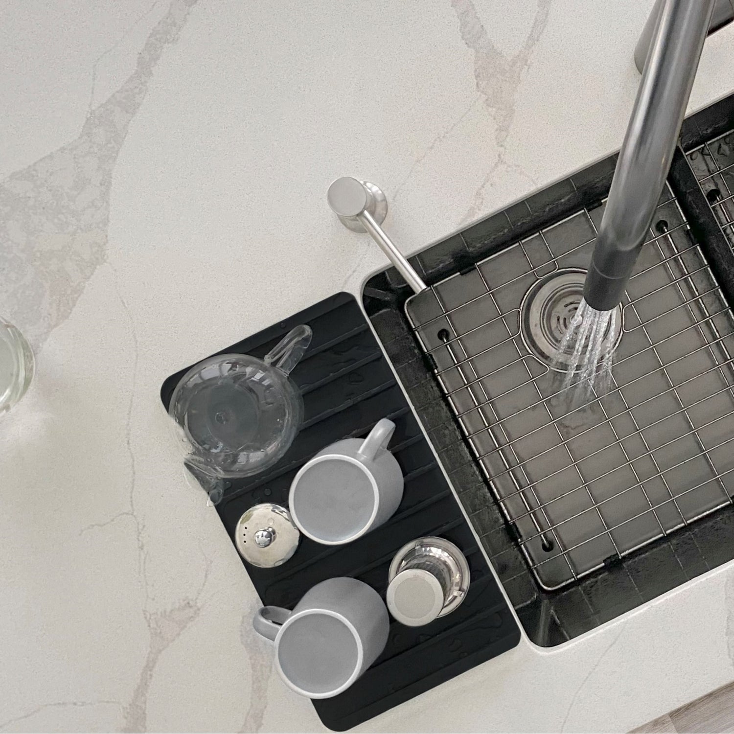 20 1/2" Silicone Drying Mat and Trivet