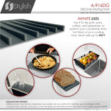 20 1/2" Silicone Drying Mat and Trivet
