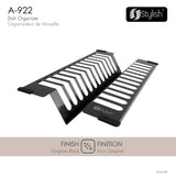 16 3/4" Over Sink Dish Organizer Black