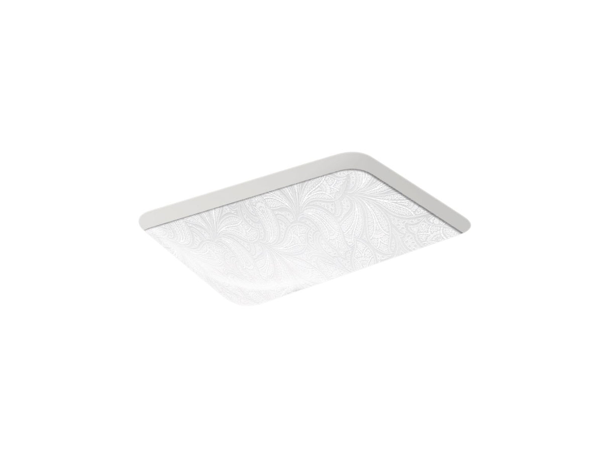 Sartorial™ Paisley Caxton® 20" rectangular undermount bathroom sink