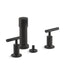 Purist® Vertical spray bidet faucet with lever handles