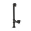 Iron Works® Decorative 1-1/2" adjustable pop-up bath drain for 5' whirlpool with tailpiece