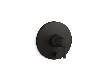 Toobi® Rite-Temp® valve trim with push-button diverter