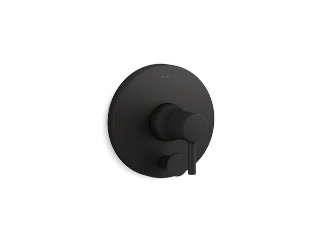 Toobi® Rite-Temp® valve trim with push-button diverter