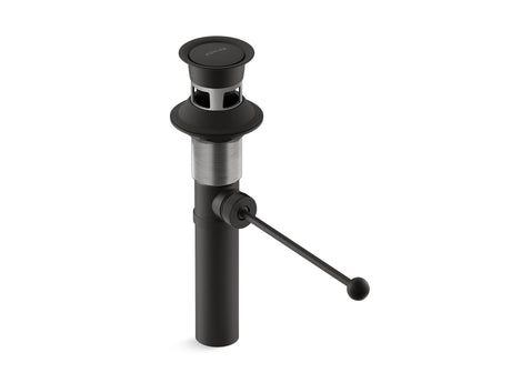 Premier pop-up drain, exposed, with overflow