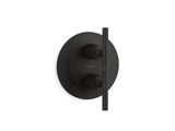 Purist® MasterShower® temperature and volume control valve trim