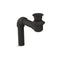 Bathroom sink offset drain with open strainer