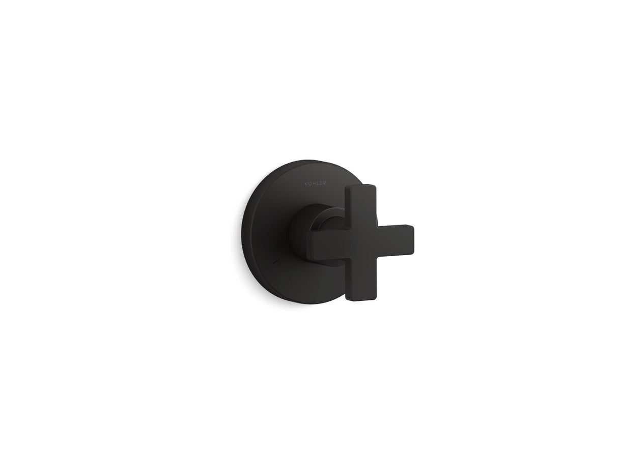 Composed® MasterShower® transfer valve trim with cross handle