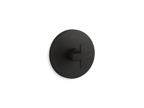 Composed® MasterShower® temperature control valve trim with cross handle