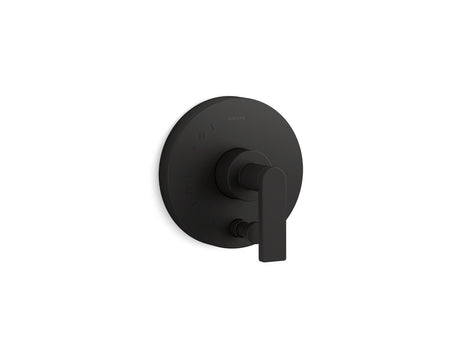 Composed® Rite-Temp® valve trim with push-button diverter and lever handle