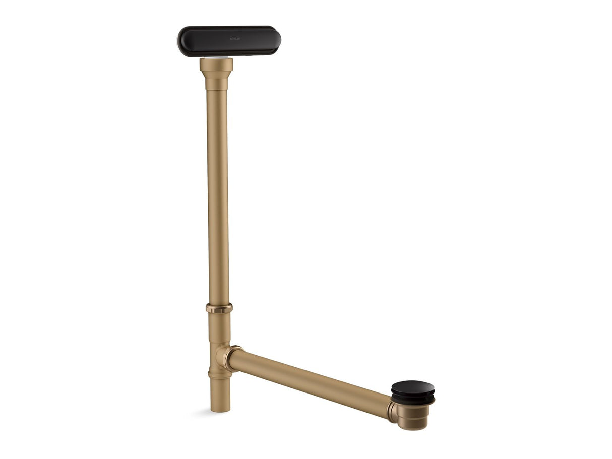 Clearflo Slotted overflow brass bath drain