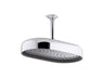 Statement® Oblong 14" single-function rainhead, 2.5 gpm