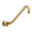 Gooseneck Rainhead arm with 3-way diverter