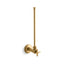 1/2" NPT angle supply with stop with cross handle and annealed vertical tube