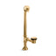 Iron Works® Decorative 1-1/2" adjustable pop-up bath drain for 5' whirlpool with tailpiece