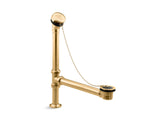 Antique Bath drain, chain and rubber stopper