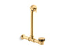 Iron Works® Exposed bath drain for above-the-floor installation