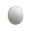 Essential 28" round framed mirror