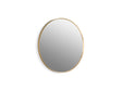 Essential 28" round framed mirror