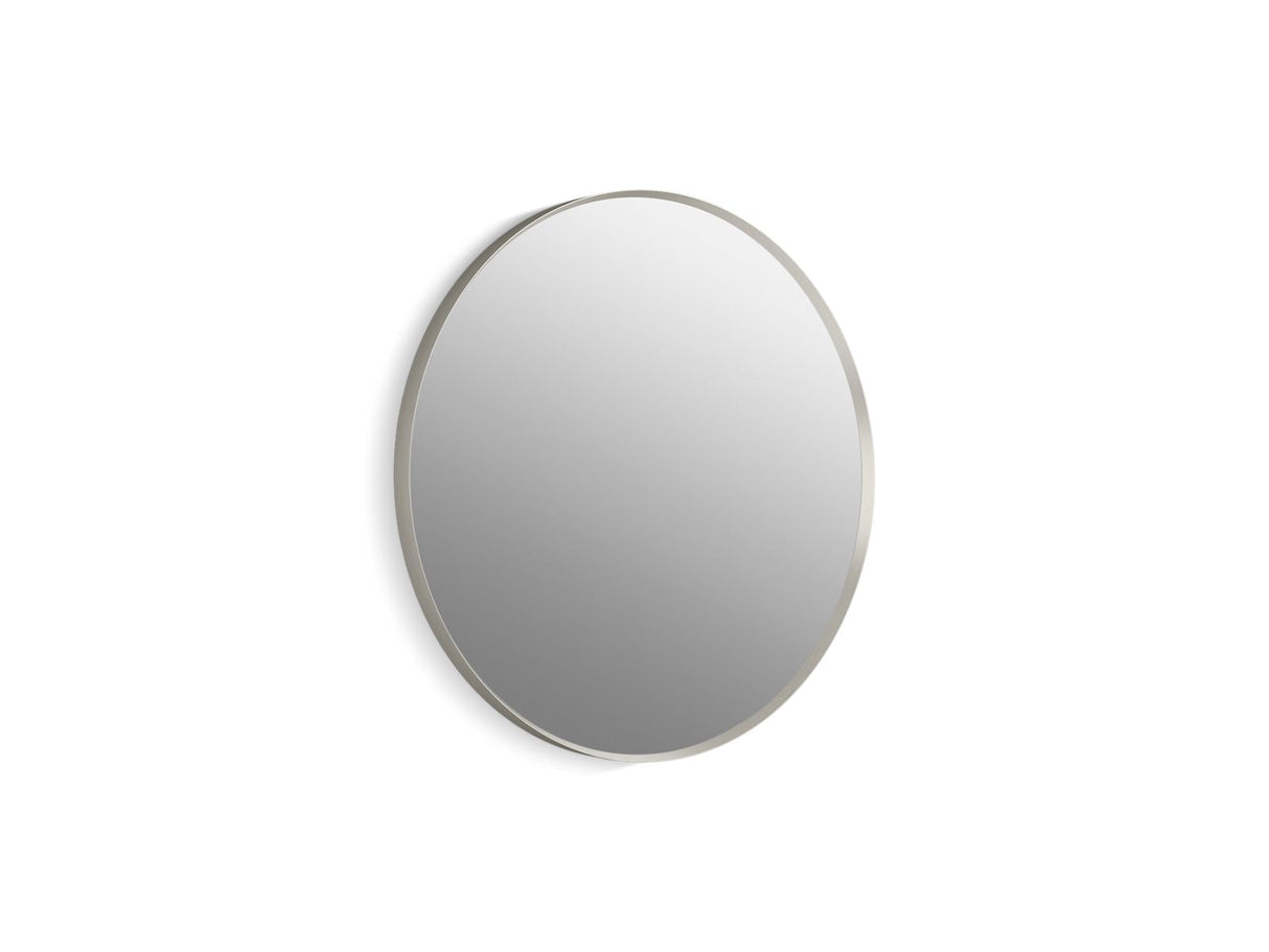 Essential 28" round framed mirror
