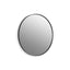 Essential 28" round framed mirror