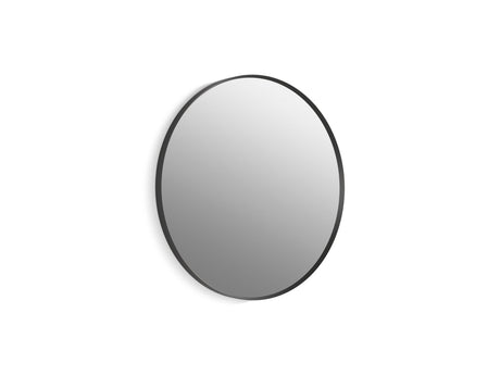 Essential 28" round framed mirror