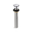 Clicker drain with overflow