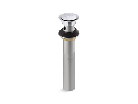 Clicker drain with overflow