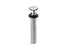 Clicker drain with overflow