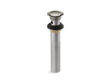Clicker drain with overflow