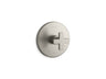 Composed® MasterShower® temperature control valve trim with cross handle