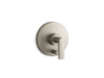 Composed® Rite-Temp® valve trim with push-button diverter and lever handle