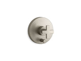 Composed® Rite-Temp® valve trim with push-button diverter and cross handle