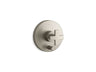 Composed® Rite-Temp® valve trim with push-button diverter and cross handle