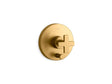 Composed® Rite-Temp® valve trim with push-button diverter and cross handle