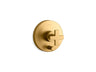 Composed® Rite-Temp® valve trim with push-button diverter and cross handle