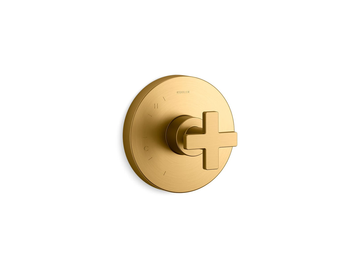 Composed® Rite-Temp® valve trim with cross handle