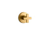 Composed® MasterShower® volume control valve trim with cross handle