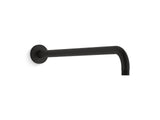 Statement® 19" wall-mount single-function rainhead arm and flange