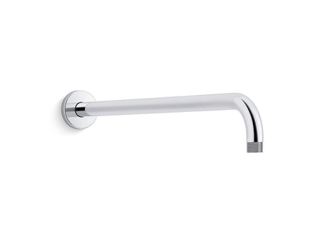 Statement® 19" wall-mount single-function rainhead arm and flange