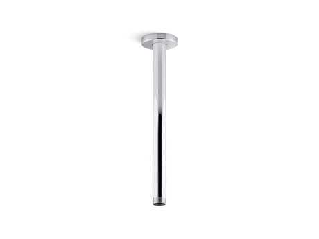 Statement® 12" ceiling-mount single-function rainhead arm and flange